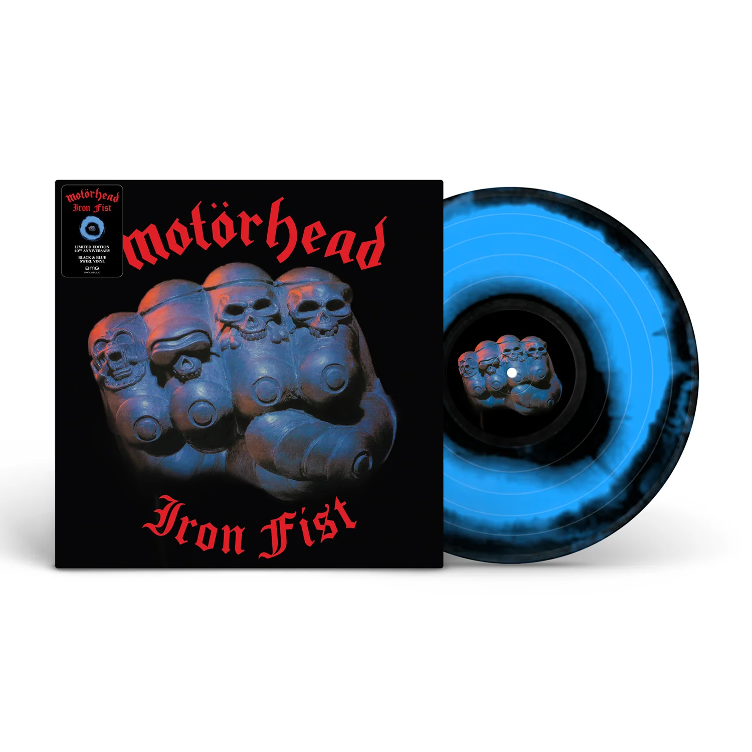 Motörhead - Iron Fist (LP Vinilo 40 Aniversario Azul/Negro)
